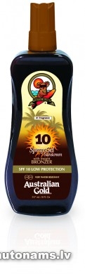 Australian Gold SPF10 aizsargkrēms ar bronzeri 237ml